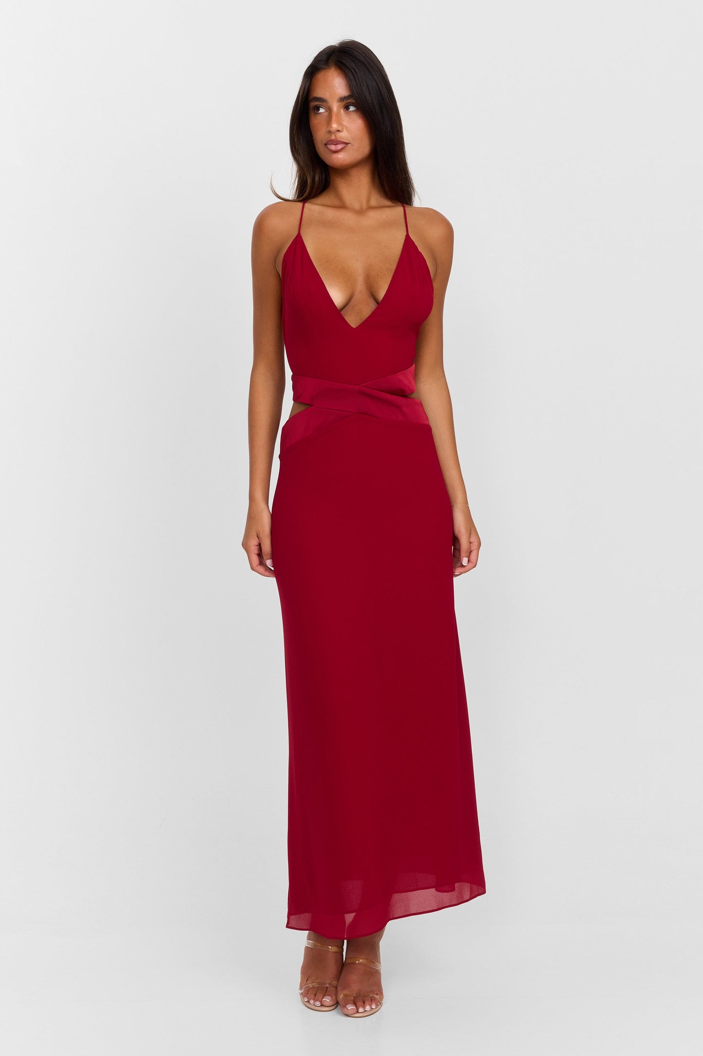 Sia Maxi Dress - Red