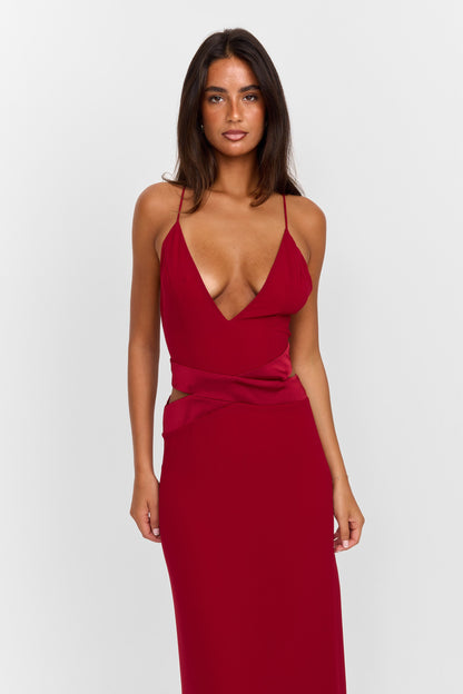 Sia Maxi Dress - Red