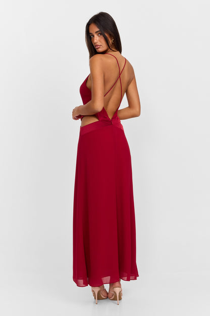 Sia Maxi Dress - Red