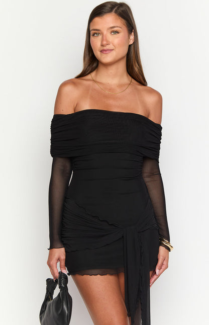 Paige Mini Dress – Black