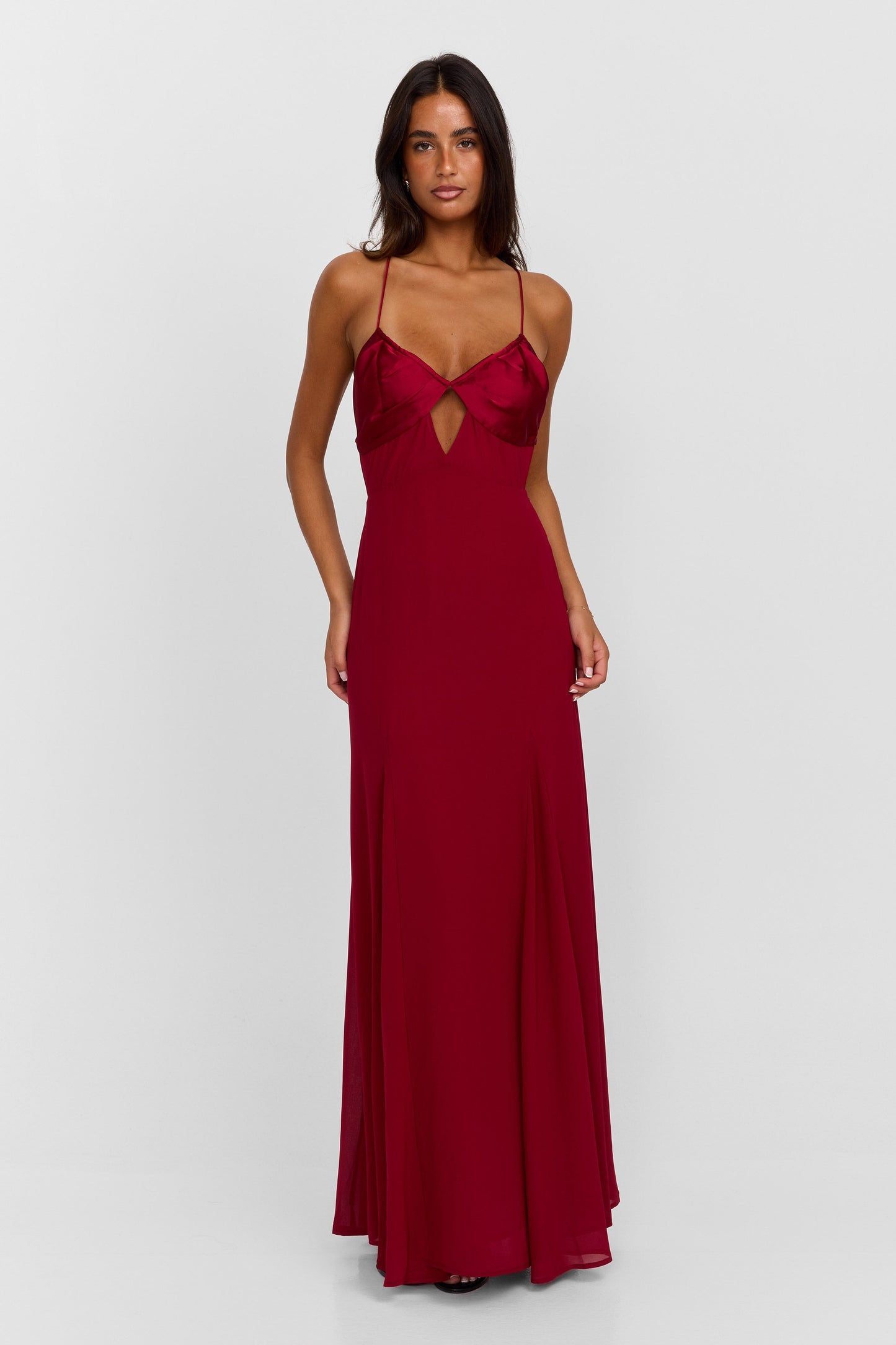 Electra Maxi Dress - Red
