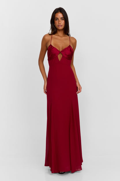 Electra Maxi Dress - Red