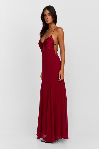 Electra Maxi Dress - Red