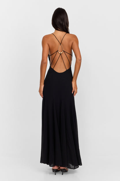 Electra Maxi Dress - Black