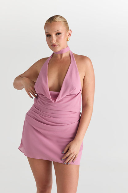 Faye Mini Dress - Pink