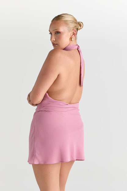 Faye Mini Dress - Pink