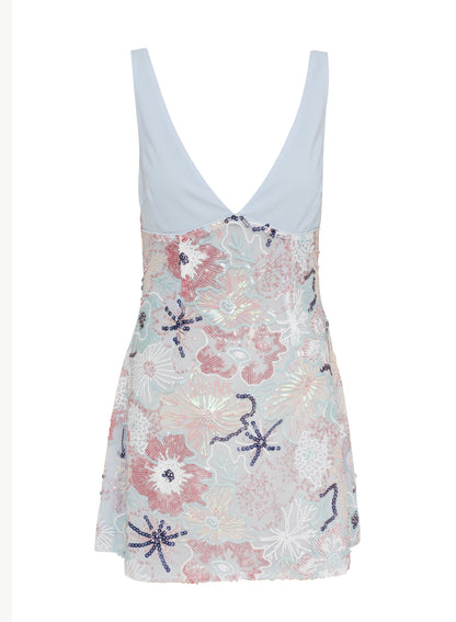 Atlas Mini Dress - Blue