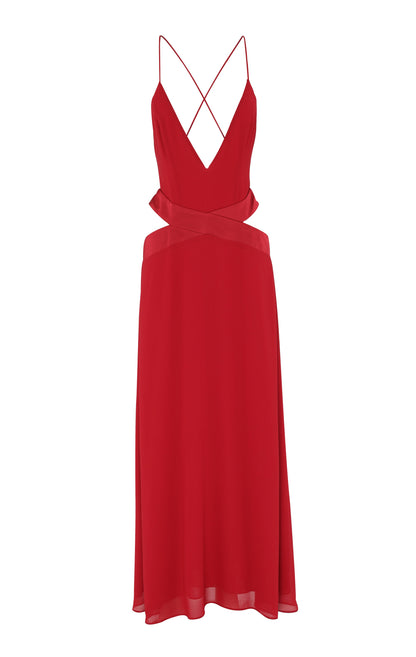 Sia Maxi Dress - Red