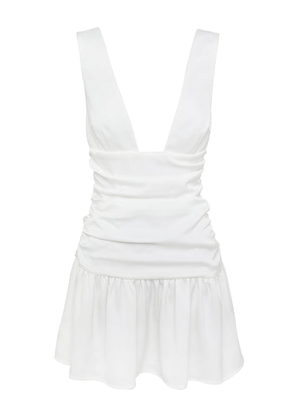 Flora Mini Dress - White