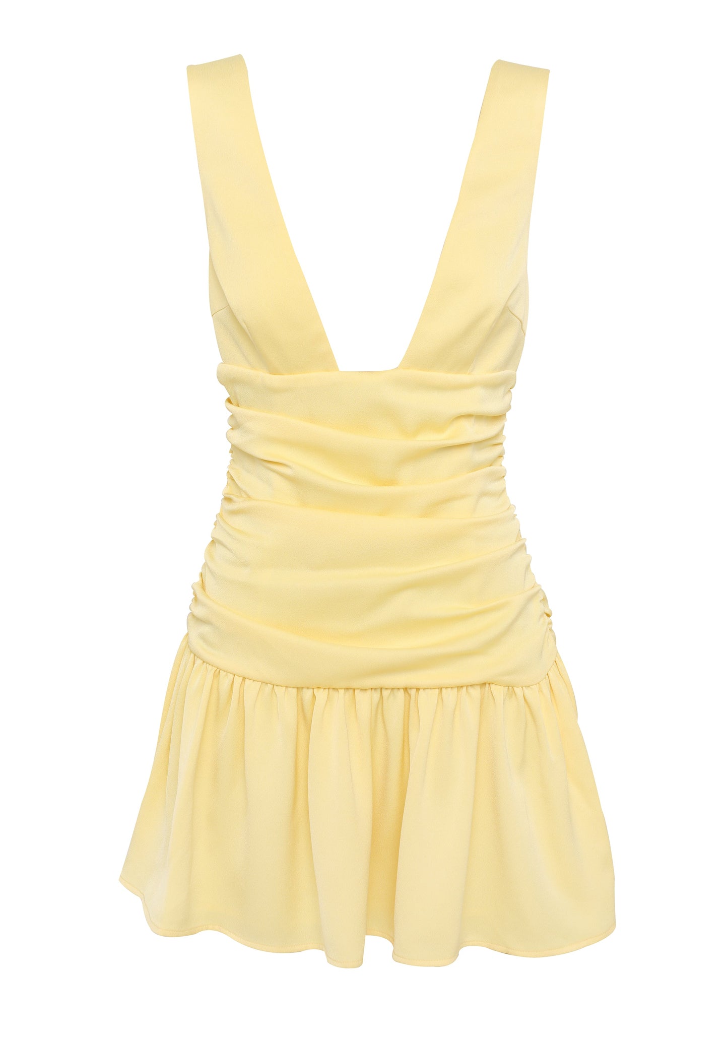 Flora Mini Dress - Yellow