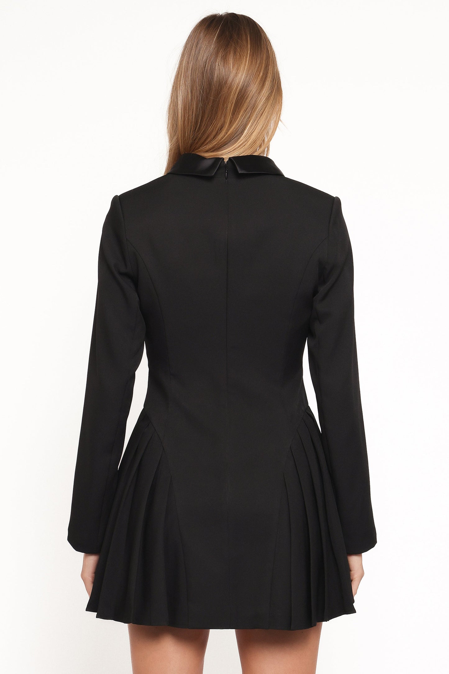 Sonya Long Sleeve Mini Dress - Black