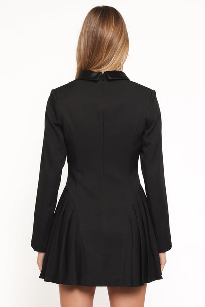 Sonya Long Sleeve Mini Dress - Black