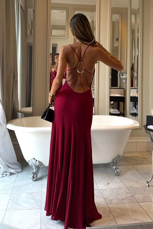 Electra Maxi Dress - Red