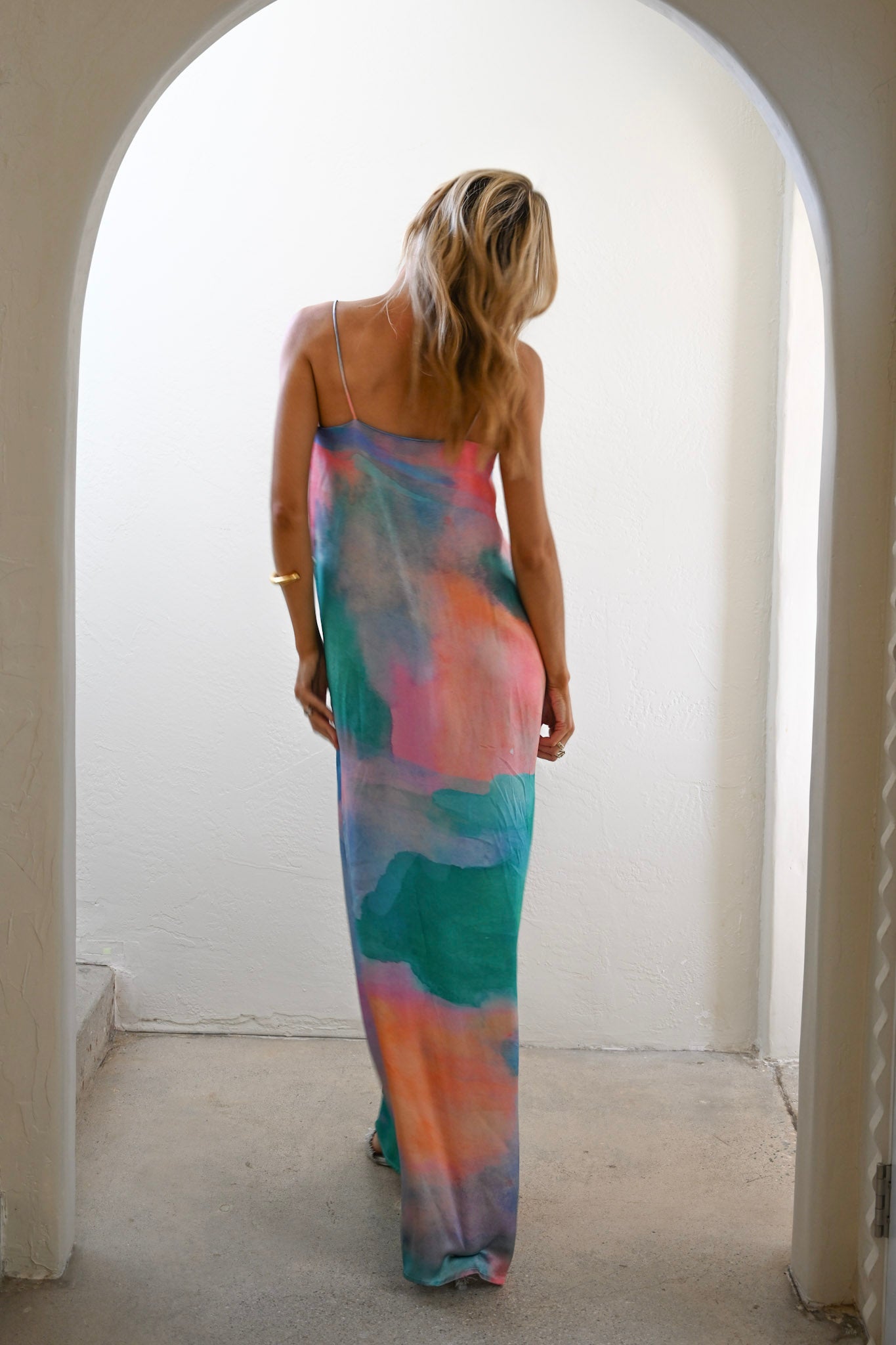 Cindy Maxi Dress — Watercolor