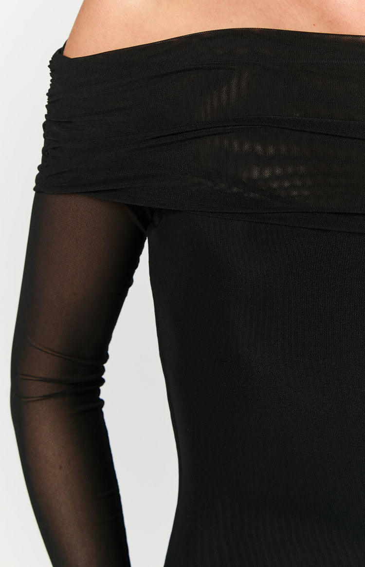 Coraline Maxi Dress – Black