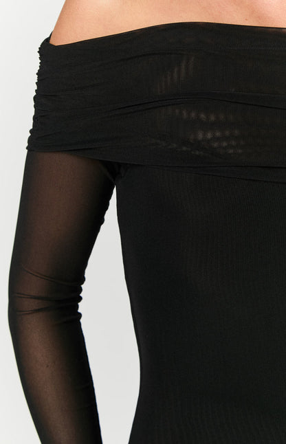 Coraline Maxi Dress – Black