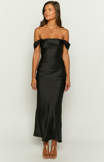 Ella Maxi Dress – Black