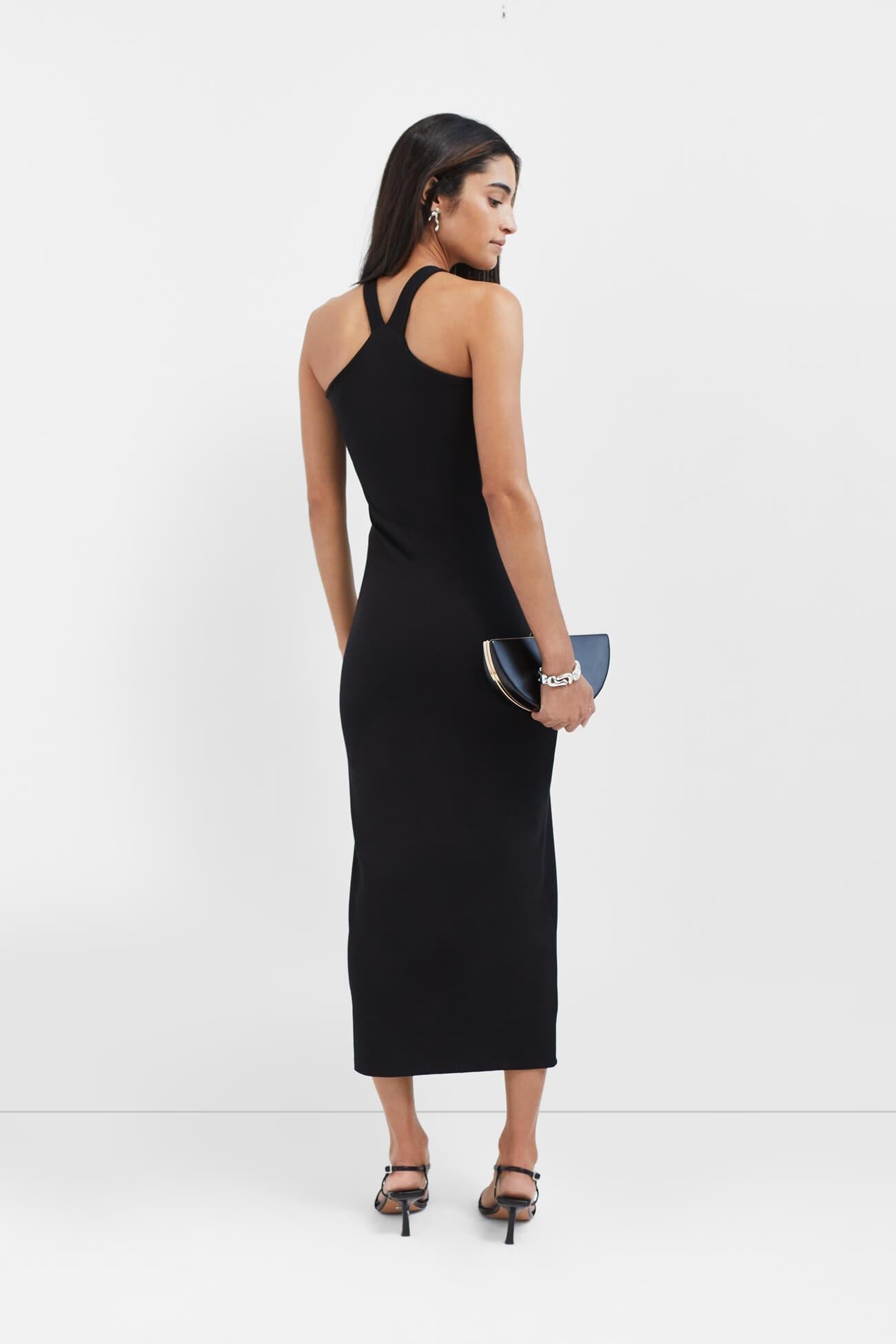 Harley Midi Dress – Black