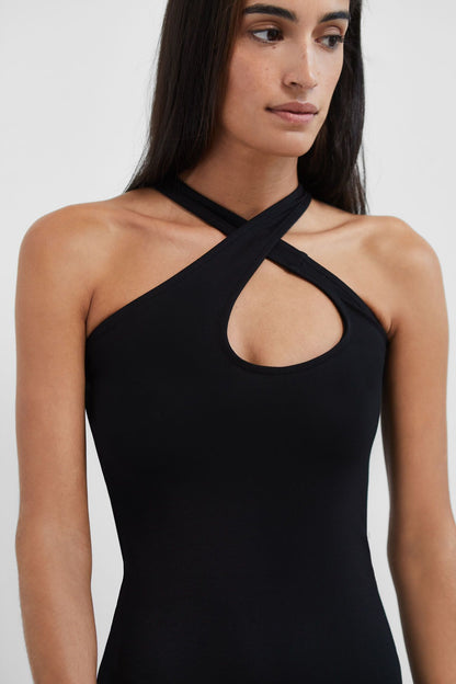 Harley Midi Dress – Black