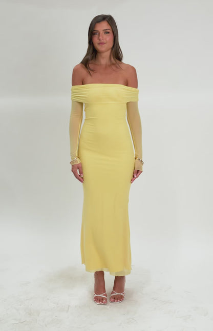 Coraline Maxi Dress – Yellow