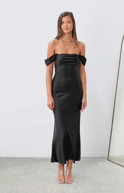 Ella Maxi Dress – Black