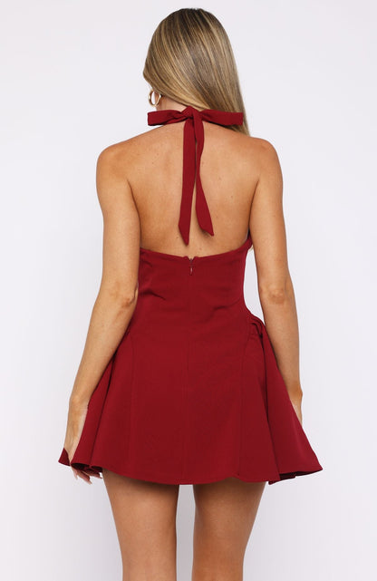 Living In A Memory Mini Dress - Red